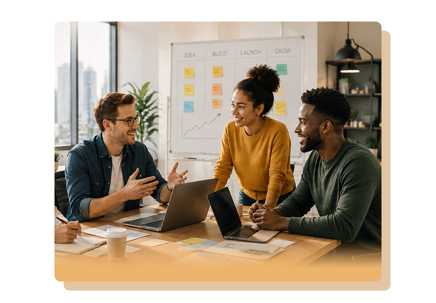 Business team meeting
